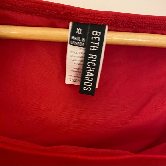 NWT Beth Richards Naomi Red swimsuit bottom - Picture 7 of 11